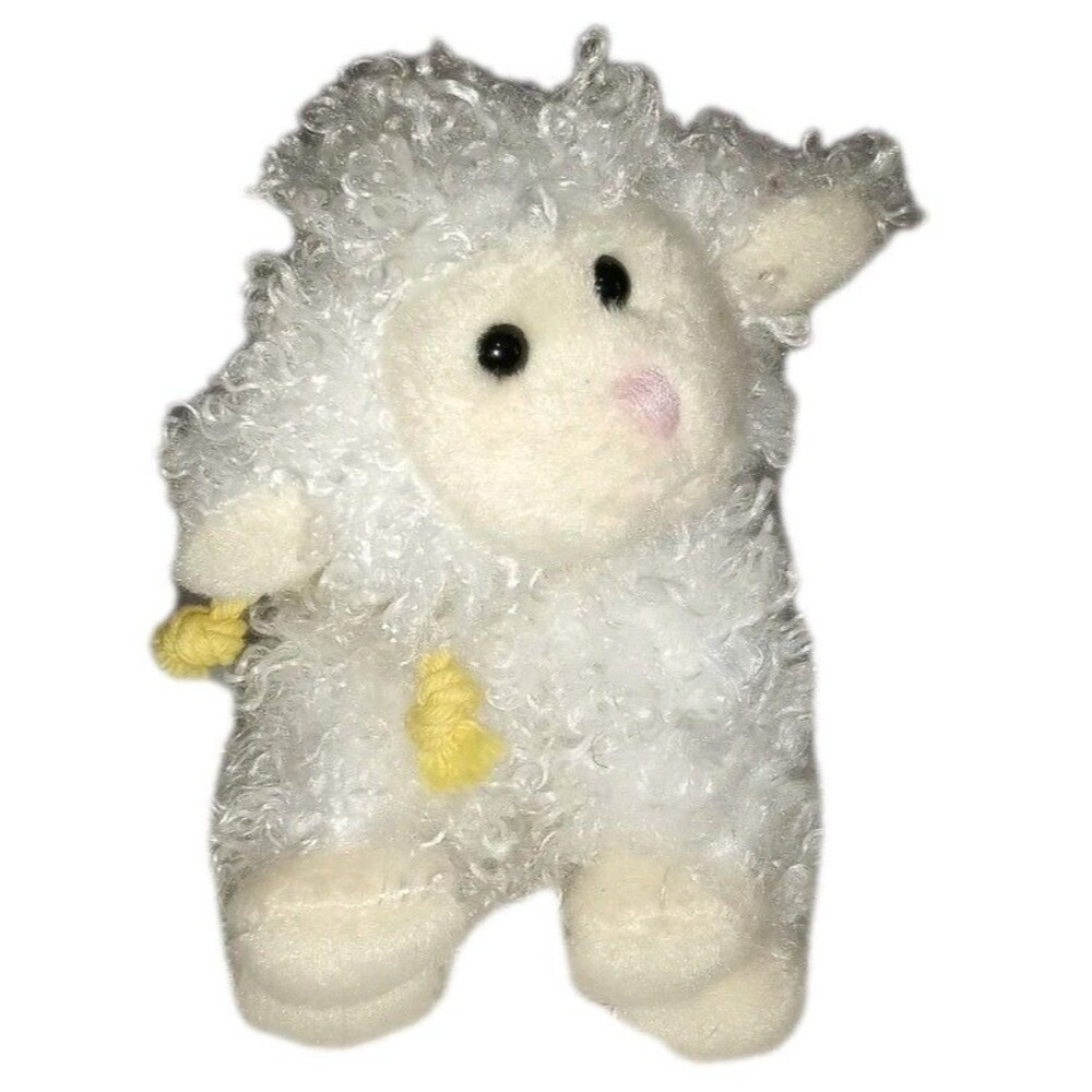 Ty Beanie Baby FLOXY the White Lamb 5.5" Plush Stuffed Animal Toy